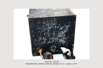 Foto - 12 - Alimentação elétrica e iluminação