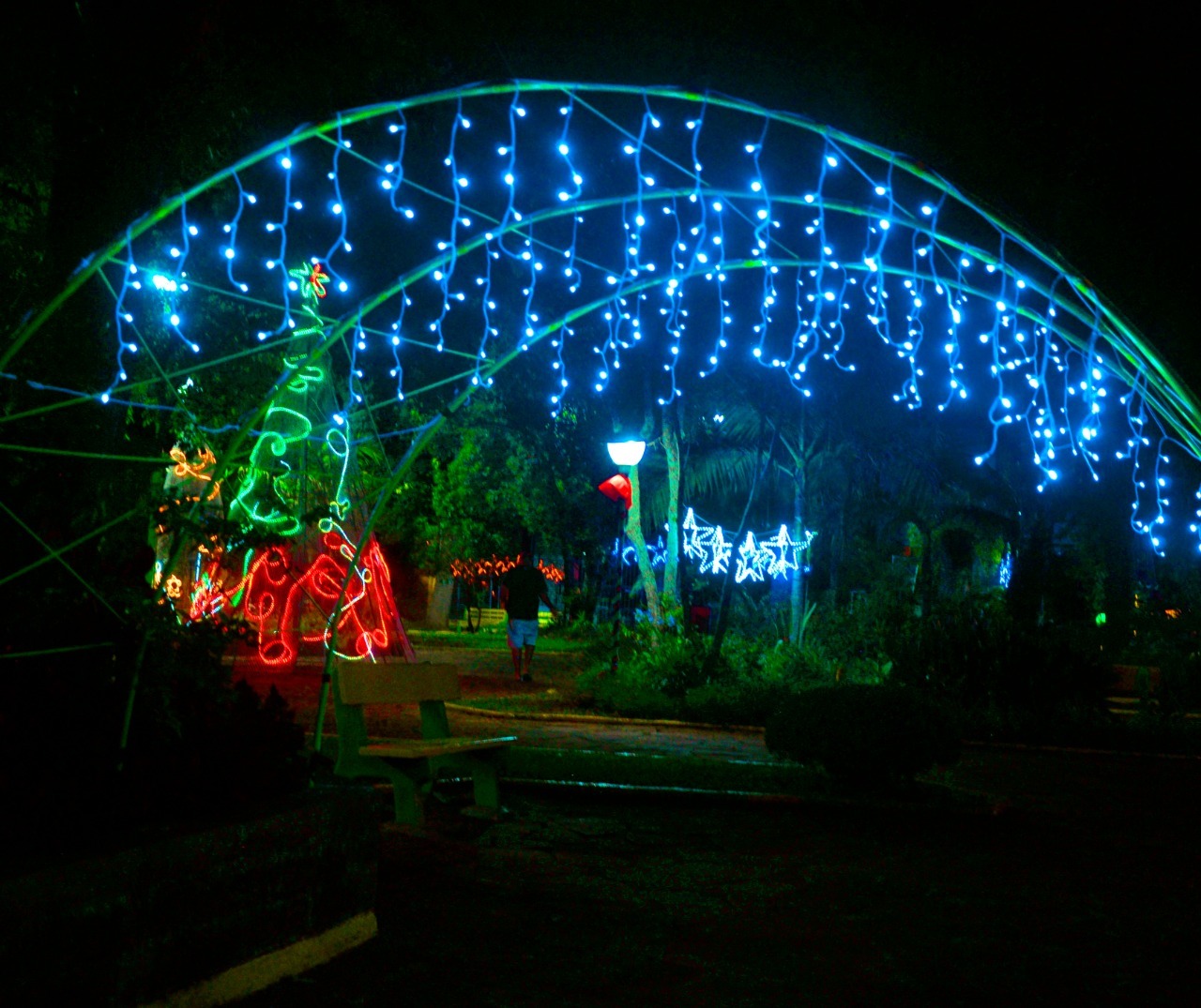 Mesmo sem festividades, decoração marca o espírito de Natal