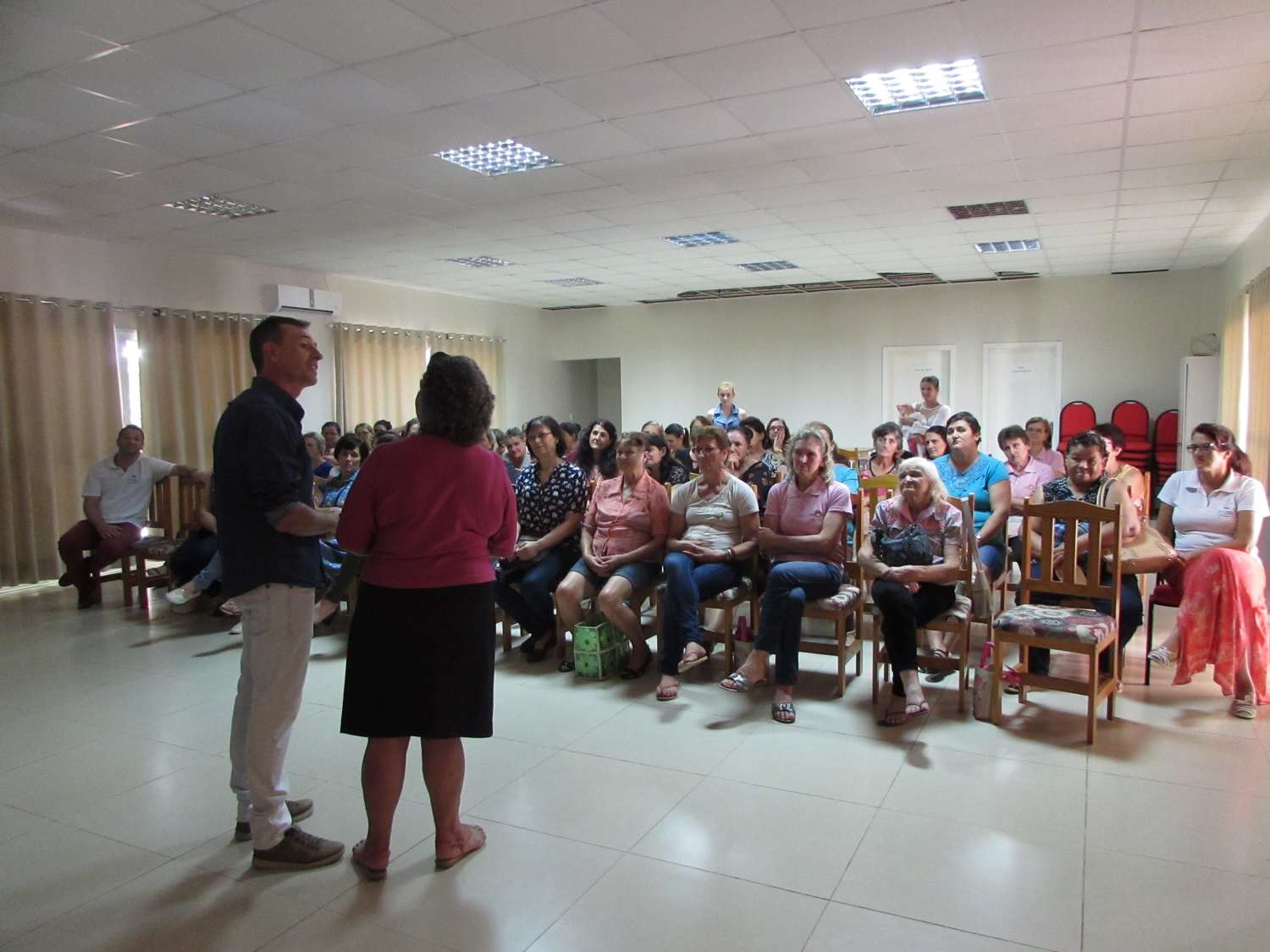Grupo do PAIF realiza palestra motivacional.