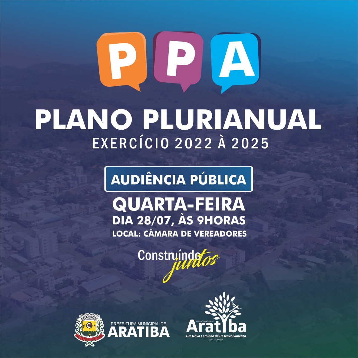 CONVITE PARA AUDIÊNCIA PÚBLICA