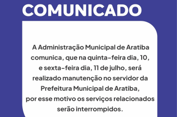Comunicado!!!