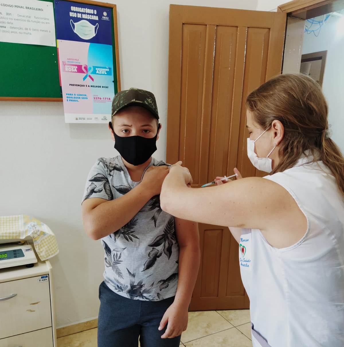 Vacinação de crianças contra a Covid-19