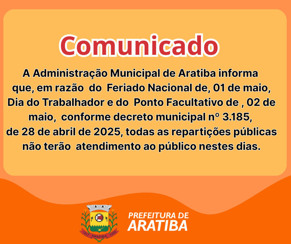 Comunicado!