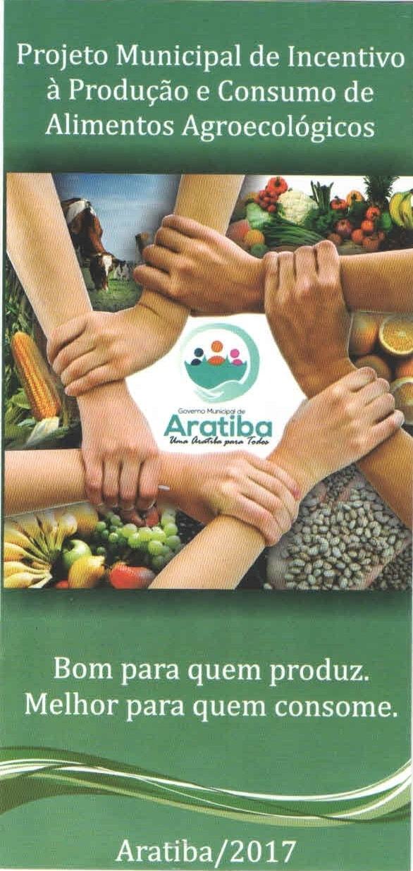 Agroecologia: Alimento saudável na mesa da população.