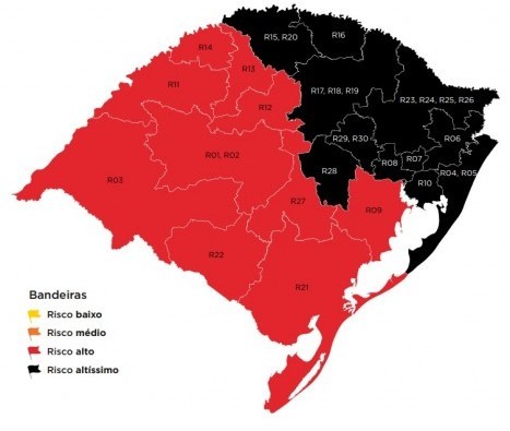 Região em bandeira preta no Distanciamento Controlado