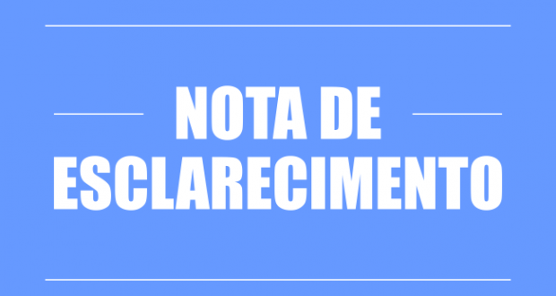 Nota de Esclarecimento