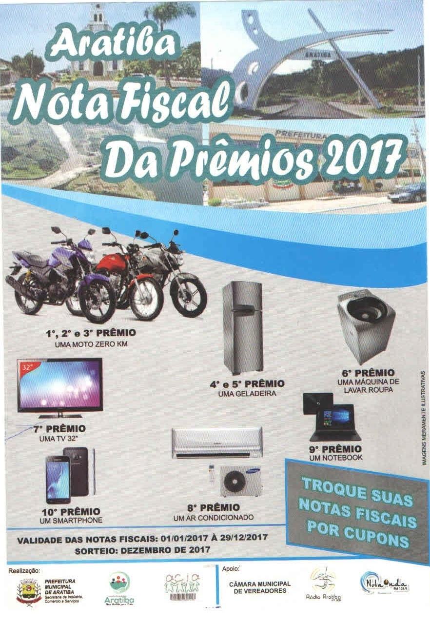 Campanha Nota fiscal da Prêmios.