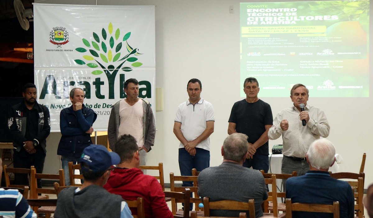 Encontro técnico debate a citricultura em Aratiba