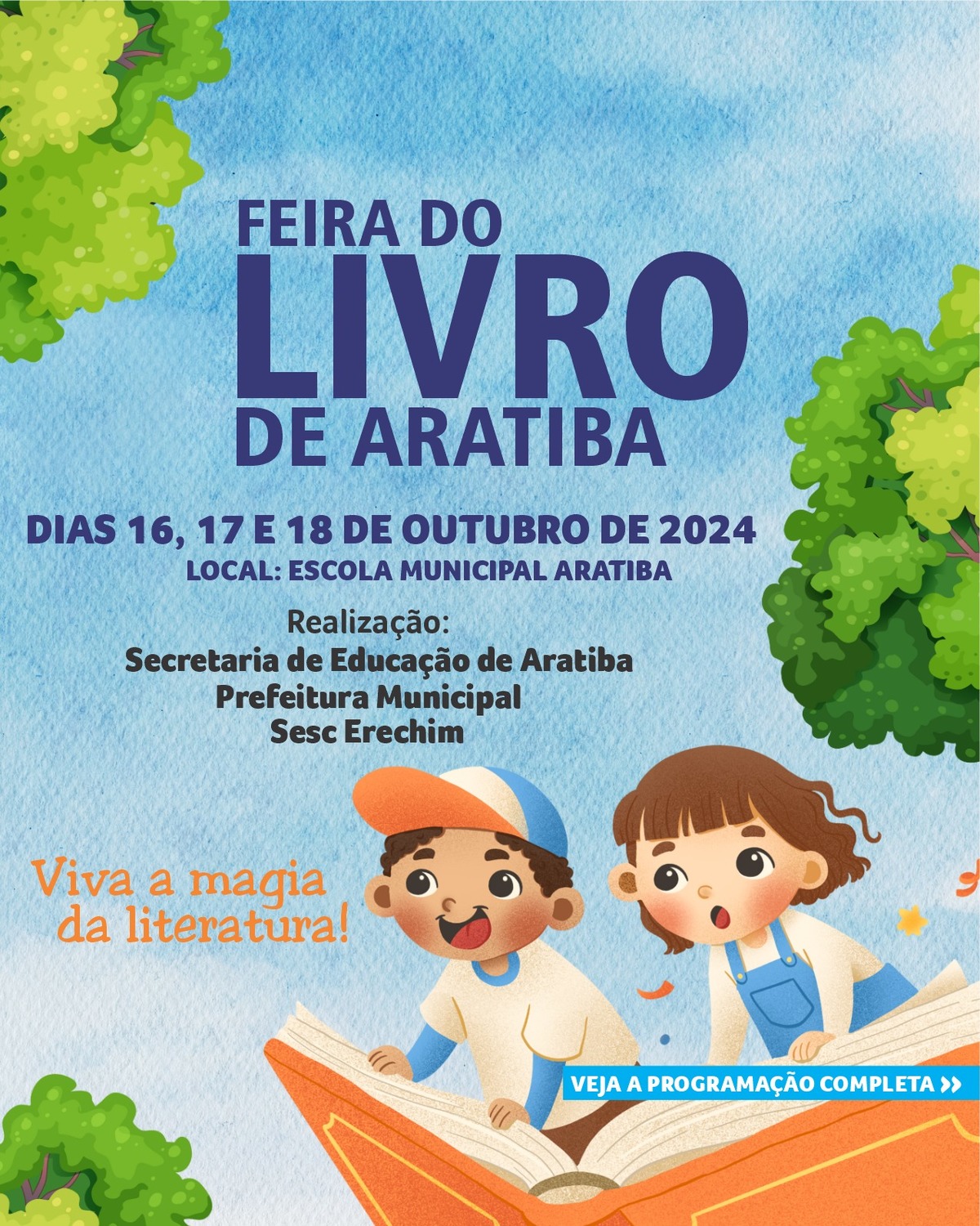 Aratiba terá Feira do Livro na próxima semana