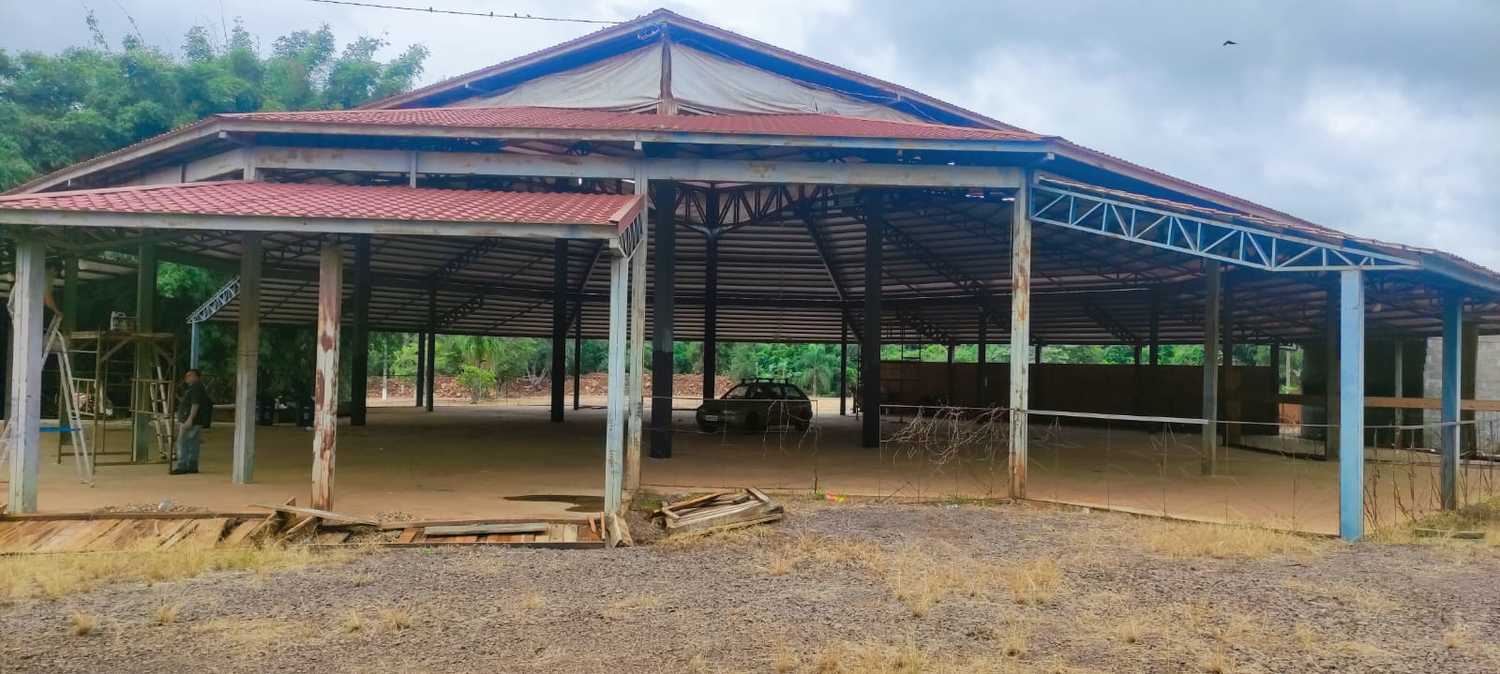 Prefeitura de Aratiba retoma obras para a conclusão do Centro de Eventos