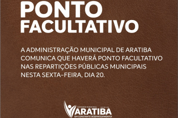Comunicado Ponto Facultativo!