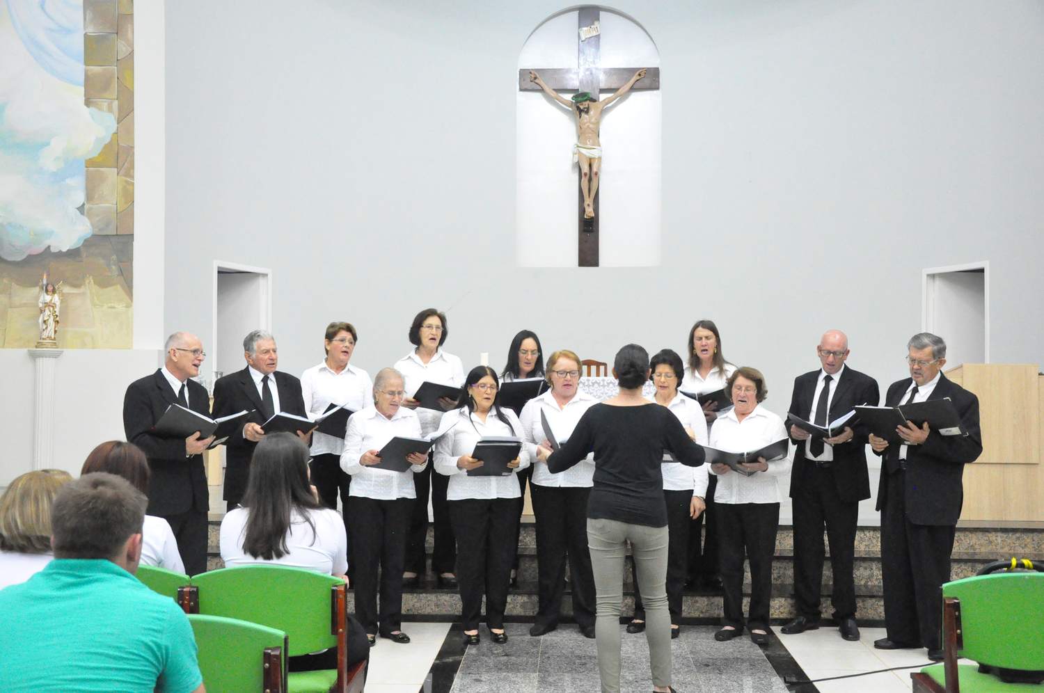 Corais de Aratiba se apresentam em Itatiba do Sul no VII Encontro de Coros.