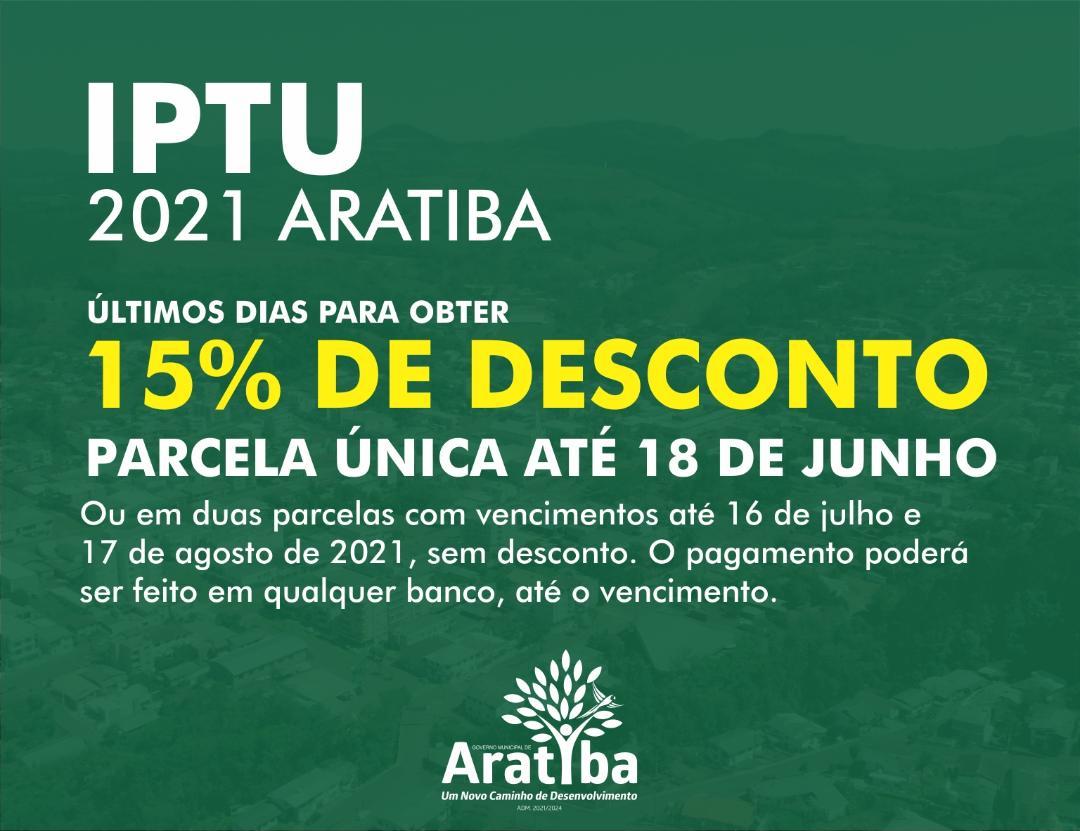 PAGUE SEU IPTU 2021 COM DESCONTO DE 15%