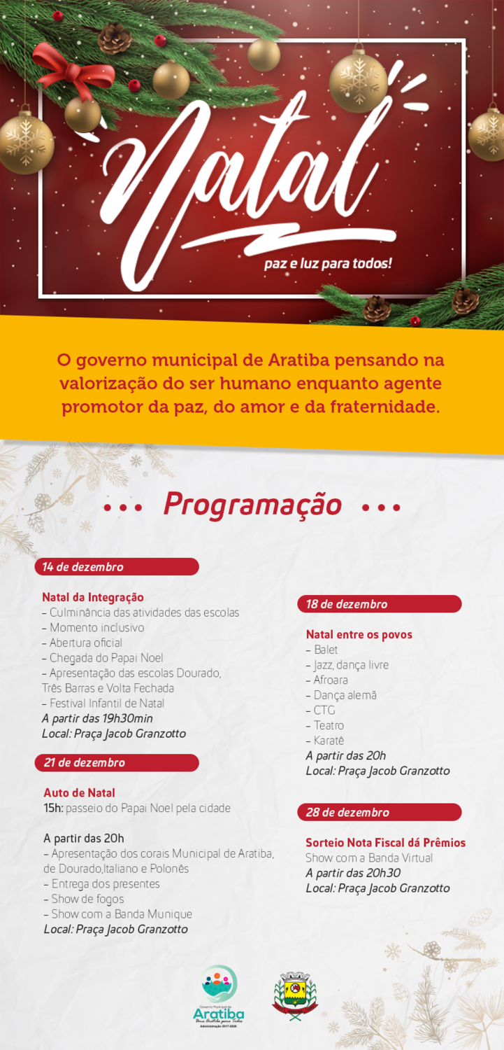 Natal- Paz e Luz para todos!
