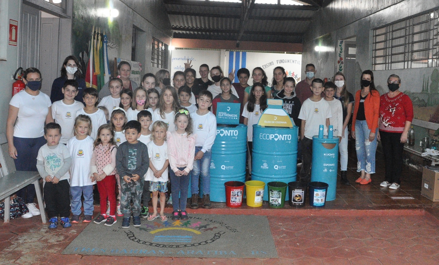Campanha de conscientização ambiental em escolas do município