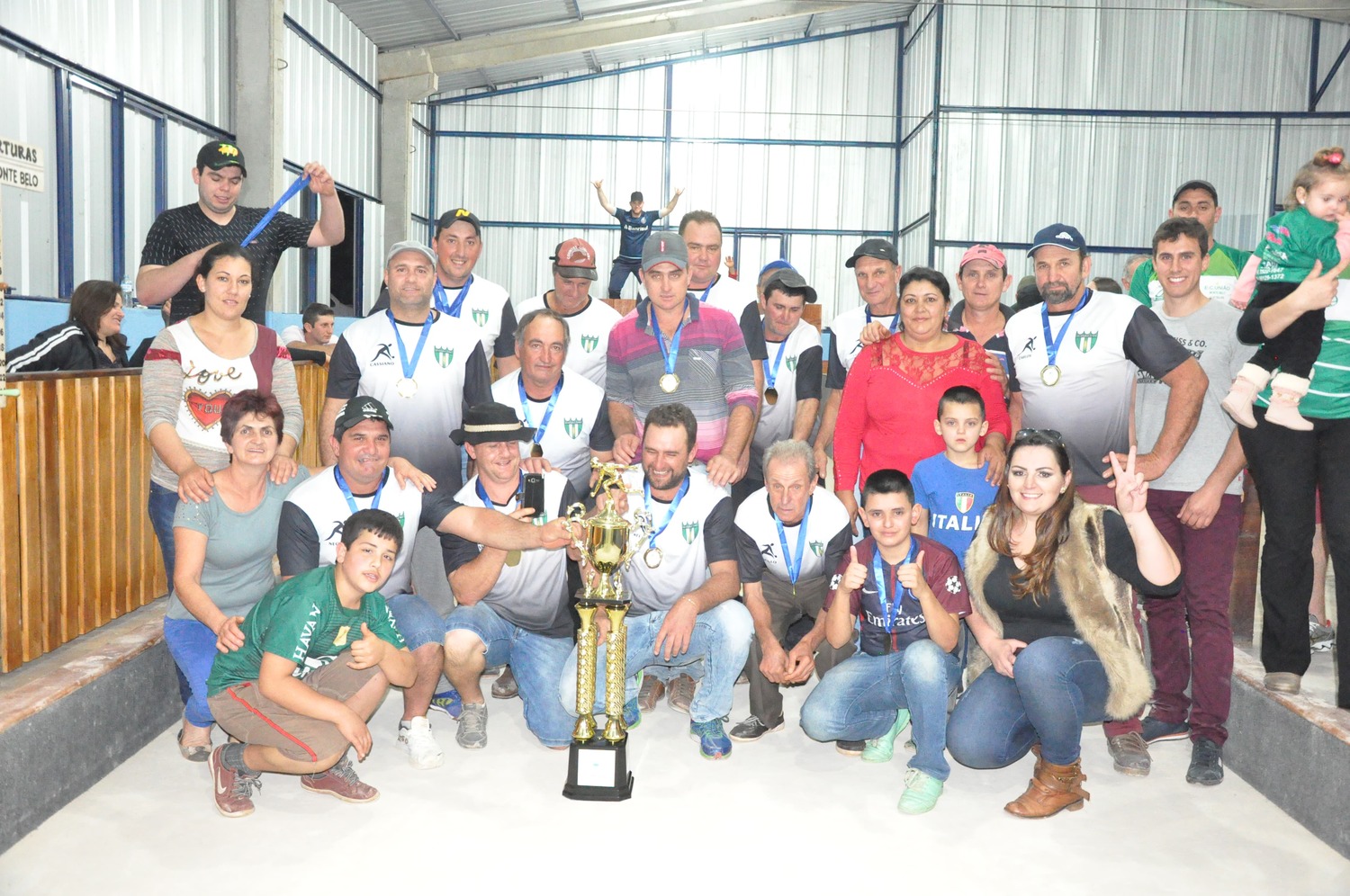 QUIOSQUE TONEL- CAMPEÃO DO CAMPEONATO MUNICIPAL DE BOCHAS 2018.