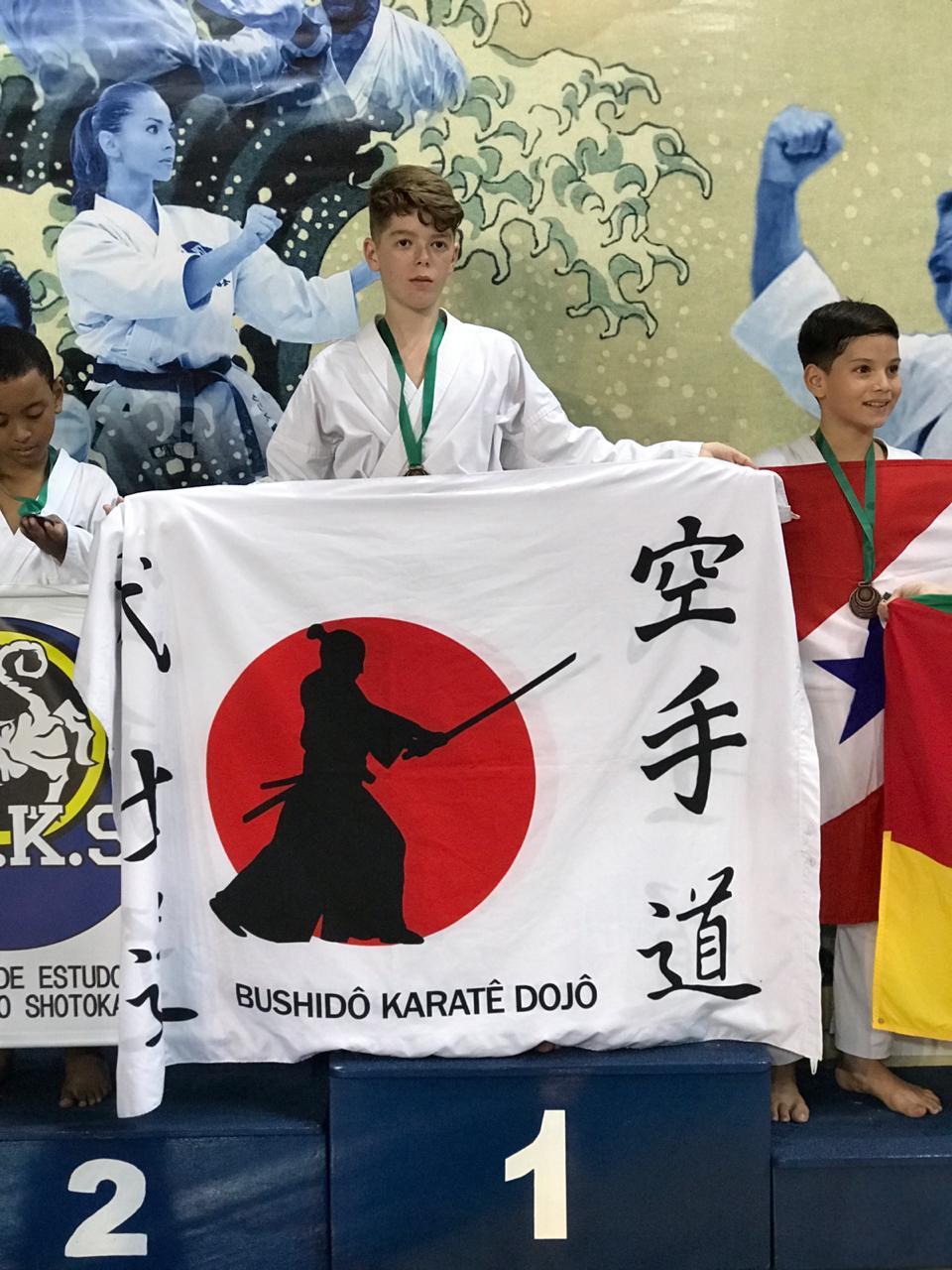 Atleta aratibense é destaque XX Campeonato Brasileiro do JKA 2019.