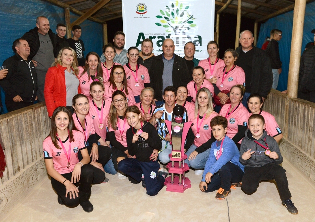 Grêmio Pio X feminino é bicampeão do municipal de bocha