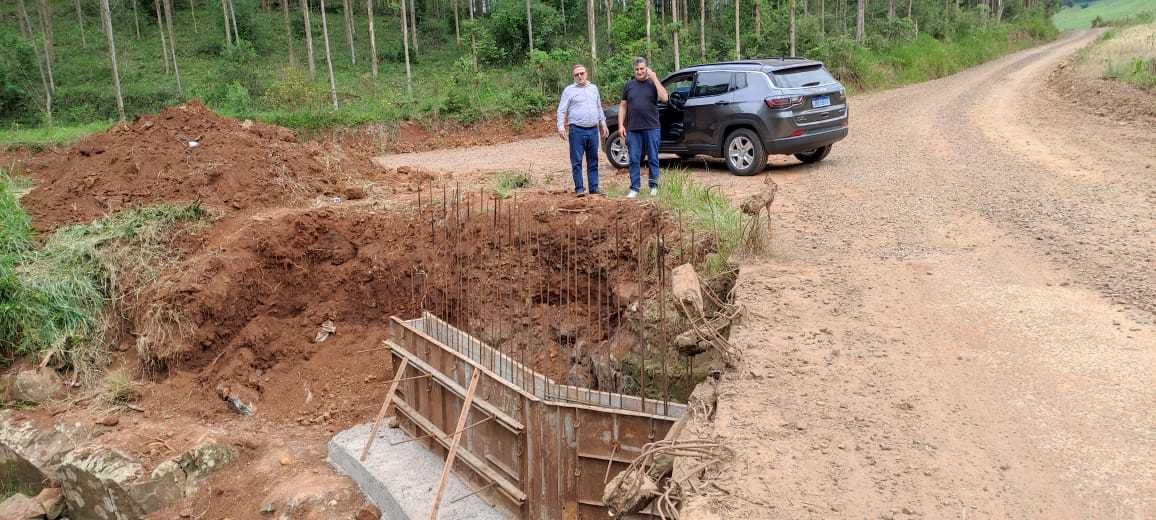 Aratiba investe na construção e ampliação de pontes no interior do município