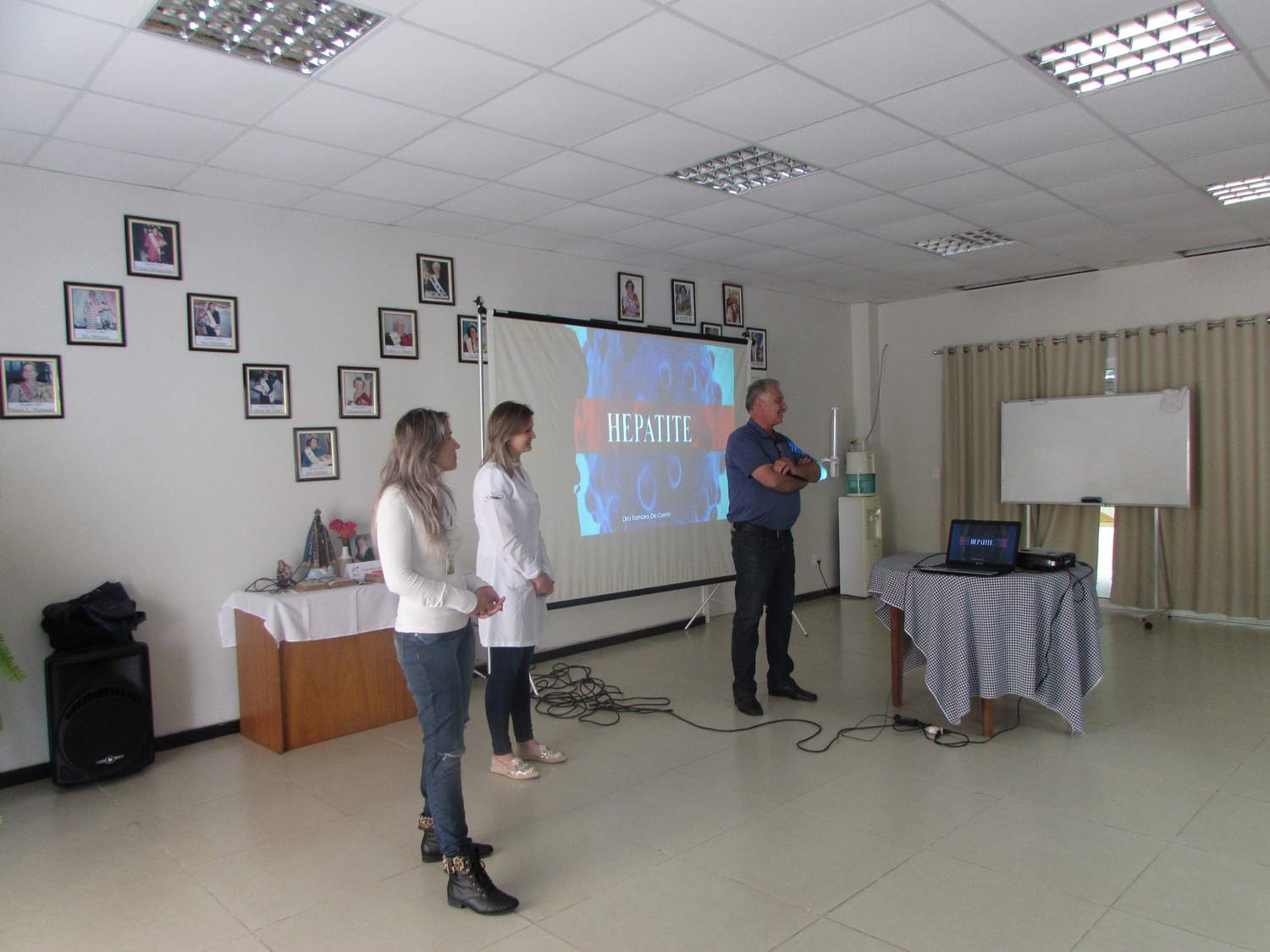 Centro de Referencia em Assistência Social realiza palestra com o tema Hepatite.