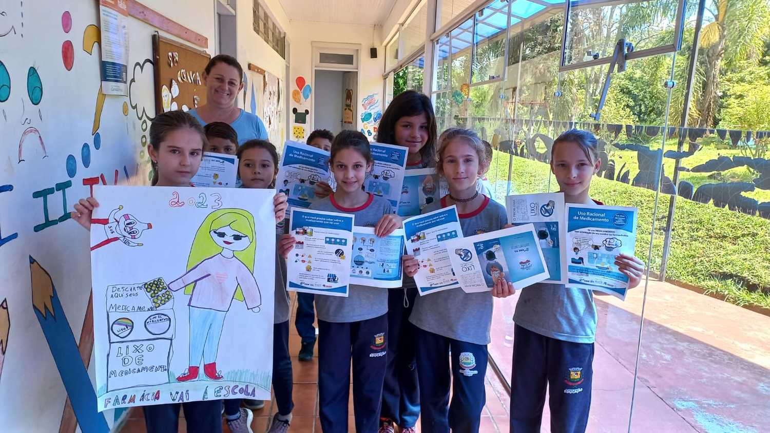 Palestra para alunos de Aratiba aborda uso racional de medicamentos