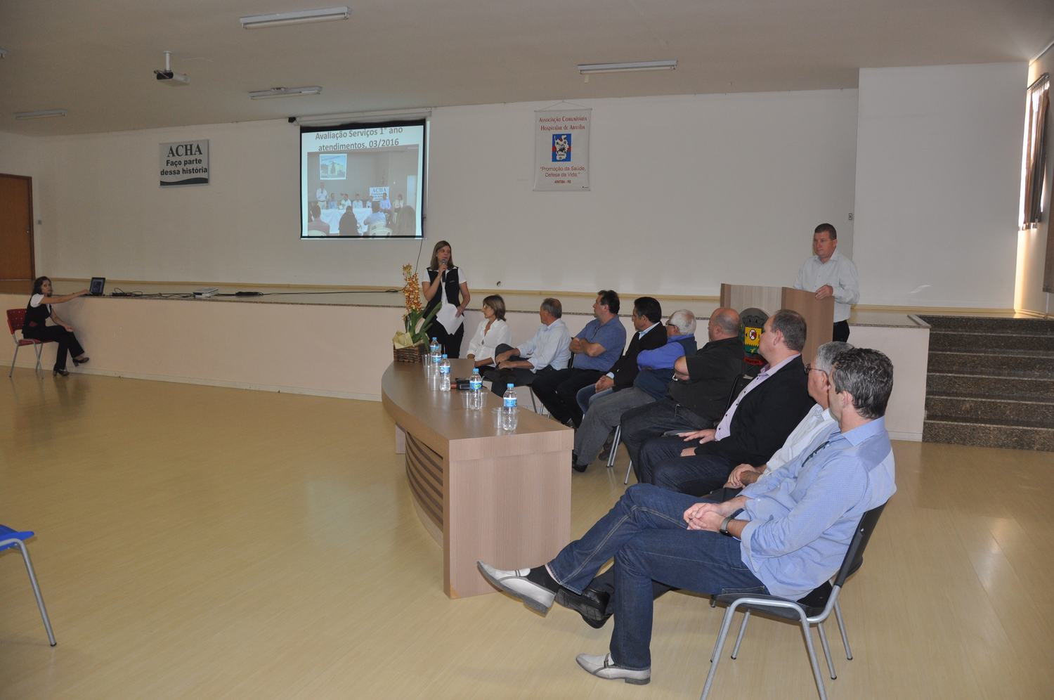 Prefeito Guilherme Eugênio Granzotto participa da Semana da Saúde e 6ª SIPAT da Associação Comunitária Hospitalar de Aratiba