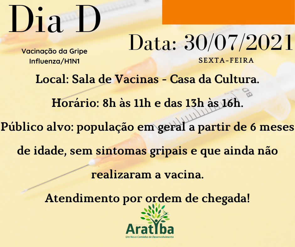 VACINAÇÃO GRIPE/INFLUENZA