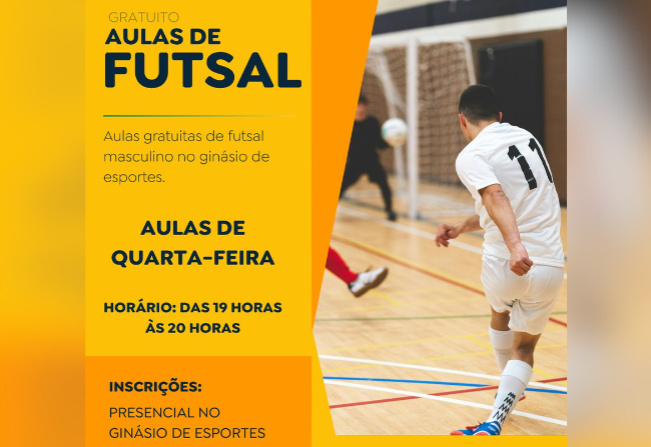 Aulas gratuitas de Fustal!