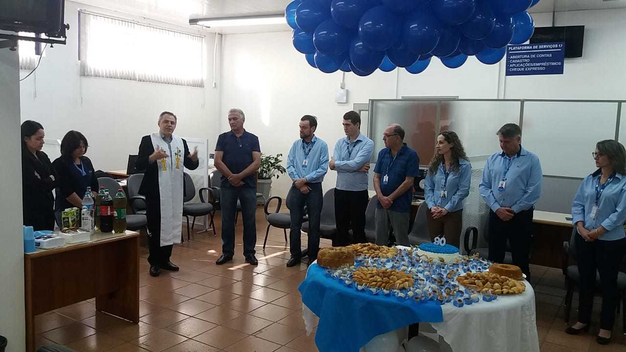 BANRISUL 55 anos agência Aratiba. 90 anos no RS.